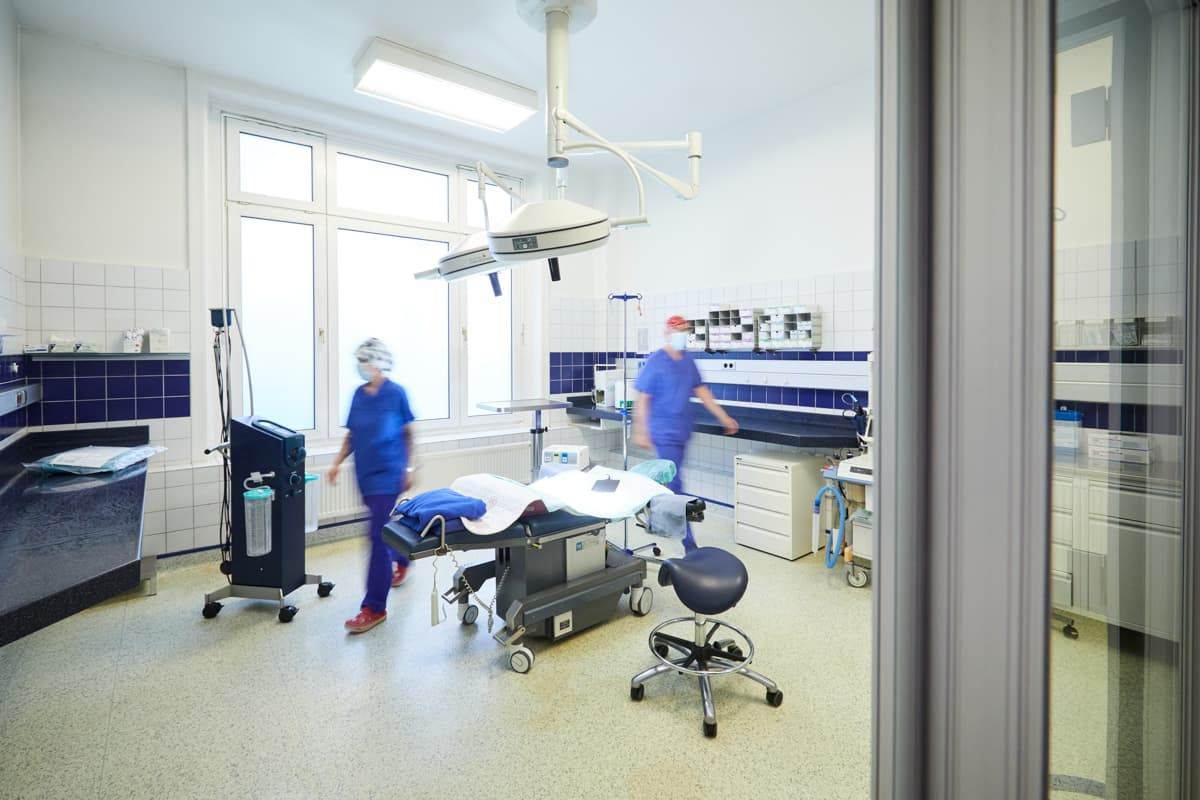 OP-Saal - Praxisklinik Brahmsallee