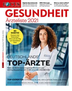Top Mediziner 2021: Focus empfiehlt Dr. Hartmut Meyer